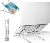 Base Suporte tablet notebook alumínio apoio laptop suporte Regulável tripé alumínio