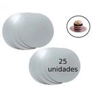 Bases em Mdf 10 Cm para Mini Bolos, Artesanato (conj. 25 Unidades) Digoarts