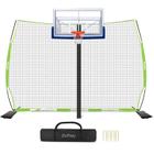 Basketball Backstop Net ZivPlay 12 x 10 pés com acessórios