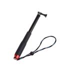Bastão Alumínio Retrátil Monopod 25-90cm para Gopro, SJCam - Vermelho