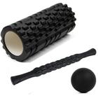 Bastão E Rolo E Bola Liberação Miofascial Massagem Foam Roll