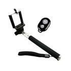 Bastão Pau De Selfie Monopod Controle Remoto Bluetooth Preto