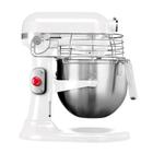 Batedeira kitchenaid stand mixer profissional 325w 7,6l branco 220v kef97abbna