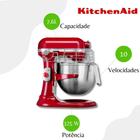 Batedeira Kitchenaid Stand Mixer Profissional Vermelho - KEF97AV - 220v