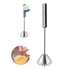 Batedor de Ovos de inox Mixer Manual Giratório 30cm