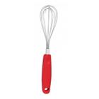 Batedor de ovos fouet inox 25cm cabo pp confeitaria cozinha