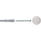 Batedor Porta Fischer Bola Branco Com 15 Pecas 600370 - FISCHER BRASIL