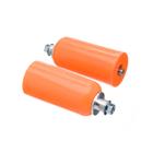 Batente(Par)carbon Aluminio Laranja Slider Universal Bering