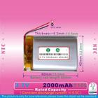 Bateria 2000 Mah 3,7 Gps C/ 3 Fios