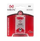 Bateria 9V Recarregável 240 Mah Ni-Mh MO-9V240 Mox