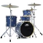 Bateria Acústica D One Rocket DR18 Blue Satin Sparkle Banco