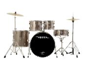 Bateria Acústica Vogga JAM VPD422 22 C/ Banco e Prato CHR