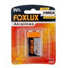 Bateria alcalina 9v blister foxlux 95.08