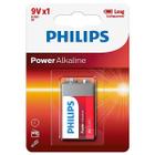 Bateria Alcalina Philips 9V 6Lr61