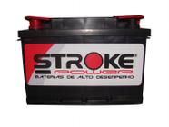 Bateria Automotiva 100AH 6V Baixa Manutenção para Carro Antigo - Stroke Power 