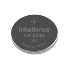 Bateria botão de lítio 3V CR 2032 unidade - Intelbras