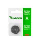 Bateria Botão Green CR2025 3V Lítio Manganês - 013-3025