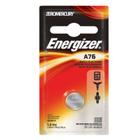 Bateria Botão (Moeda) Energizer A76 1,5 V. Blister c/ 1. Controles remotos relógios de pulso calculadoras.