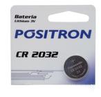 Bateria Controle Alarme 3v Lithium Cr2032 Cartela 5Unidades - Positron