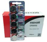 Bateria CR2032 3v Maxell Prateada Blister 5 unidades
