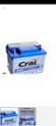 Bateria cral 60 ah positivo D ,sem base de troca