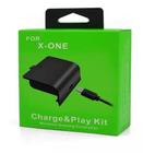 Bateria E Cabo Carregador Controle Compatível com Xbox One Charge Play Kits