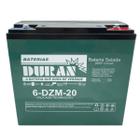 Bateria Estacionária Duran 27AH 12V VRLA AGM Ciclo Profundo 6-dzm-20 Bike Elétrica