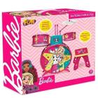 Bateria Infantil com Banquinho Barbie Fabulosa FUN F0004-7 8621-1