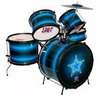 Bateria Infantil Completa Profissional 44000a Star Kids