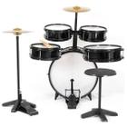 Bateria Infantil Profissional Musical Com Chimbal Mdf 72cm