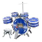 Bateria Infantil Rock Party 51cm Várias Cores - Dm Toys