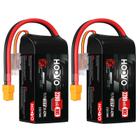 Bateria Lipo HOOVO 3S 11,1V 2200mAh 80C com Conector XT60 (x2)