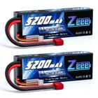 Bateria Lipo Zeee 2S 7,4V 5200mAh 50C - Conector Dean T