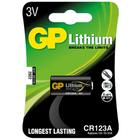 Bateria litio cr123 3v gp lithium pro gppcl123a002