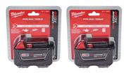 Bateria Milwaukee M18 18V 5Ah XC de capacidade estendida, pacote com 2