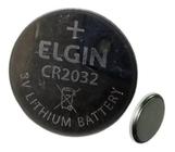 Bateria Moeda Cr2032 3V: Pilha Elgin , Cartela Blister.