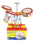 Bateria musical infantil 4 tambores e 1 prato tabum