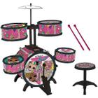 Bateria Musical Infantil Grande Lol Surprise Candide 9825