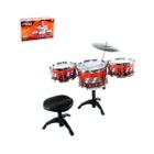 Bateria Musical Star Meu Ritmo Colors Na Caixa Wellkids