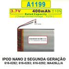 Bateria Nano 2 Geração 616-0292 616-028 - KMIG