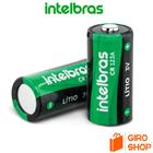 Bateria Não-Recarregável de Lítio 3 V CR123A - Intelbras