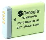 Bateria NB-13L para câmera digital e filmadora Canon