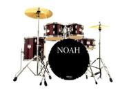 Bateria noah sc5 22 metalic wine (vinho) com ferragens sc5-22cp-340