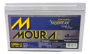 Bateria Para Nobreak 12v 12ah Moura/estacionaria/alarme Vrla