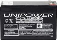 Bateria Para Nobreak Interna Selada 12V 7,0Ah Up1270Seg - Unipower