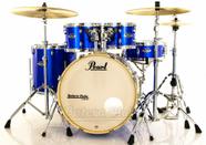 Bateria Pearl Export EXX Series Mahogany High Voltage Blue 20,10,12,14 + Ferragens 830