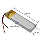 Bateria Pequena Mp3 Fone Gravador Caneta . Lanterna -
