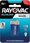 Bateria Rayovac Alcalina 9 volts com 01