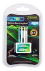 Bateria Recarregavel 18650 3.7v 3800 mah Flex Lanterna Tatica Led