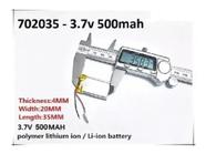 Bateria Recarregavel 3.7v 500 Mah Mp3 Mp4 Mini Camera